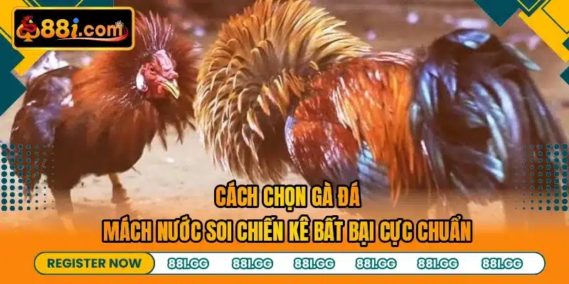Cách Chọn Gà Đá - Mách Nước Soi Chiến Kê Bất Bại Cực Chuẩn