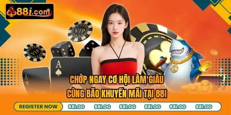 Chớp ngay cơ hội làm giàu cùng bão khuyến mãi tại 88I